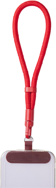 생활연구소 핸드폰 손목 스트랩 도난 방지, 1개, 레드