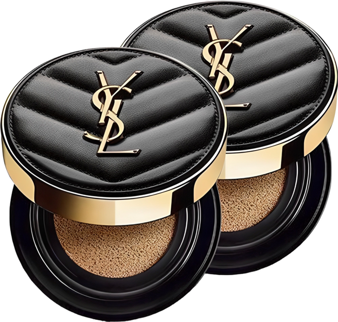 입생로랑 엉크르 드 뽀 쿠튀르 쿠션 파운데이션 미니 5g 20호 미니 20호, #B20, 2개