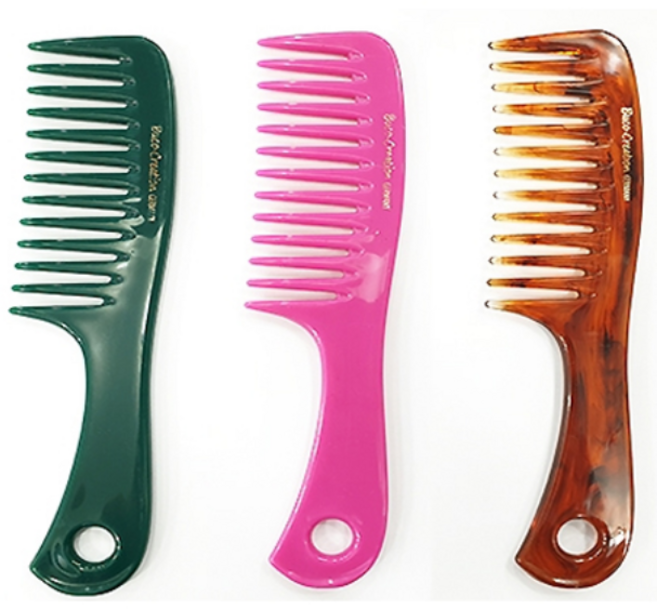 BUCO 독일 부코 헤어 빗 정전기방지빗 머리빗, 1개, 브라운