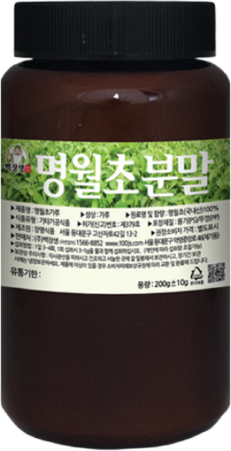[백장생] 명월초가루 200g, 4개