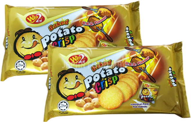 윈윈푸드 포테이토 크리스프 바베큐맛, 75g, 2개