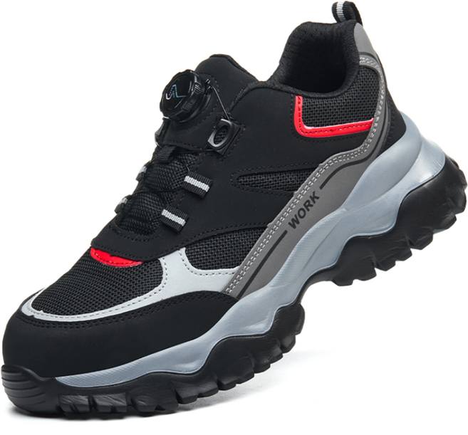 Diansen 남자 다이얼 미끄럼 방지 안전화 캐주얼 작업화