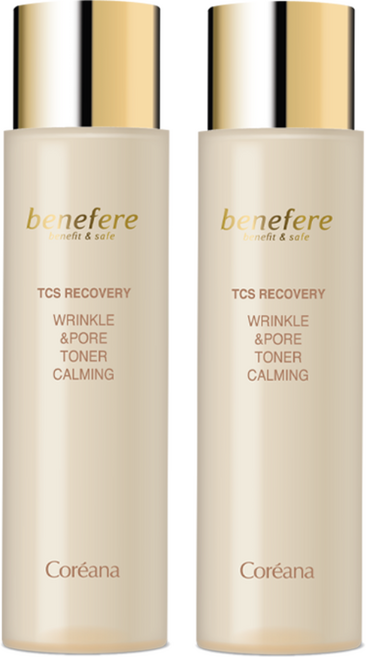 [주름 모공 탄력 개선] 코리아나 베네페레 링클 앤 포어 스킨 토너, 2개, 180ml