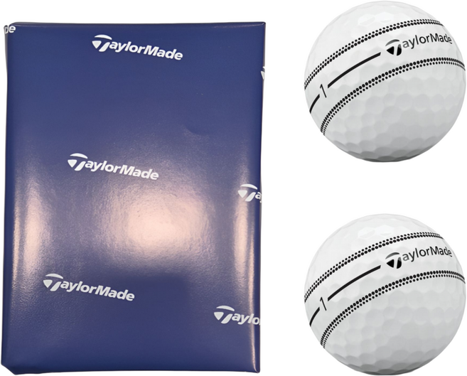 [정품] 26년형 테일러메이드 TP5 TP5x 스트라이프 화이트 골프공 6구세트 포장 선물, TP5 스트라이프 6구세트