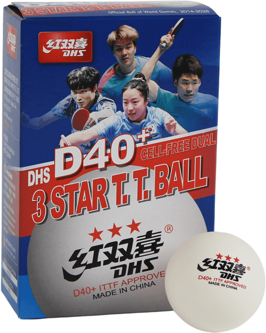 [DHS] D40+한국전용 시합구 6구입, 1개, 6개입