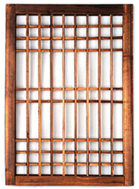 호가 중 소형 한옥문살 모음 전통문살 한옥문살 파티션 고전 창문, 1개