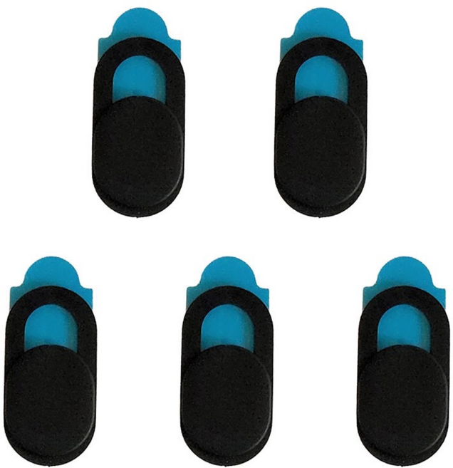 살림모아 노트북 카메라 가리개, 블랙, 5개