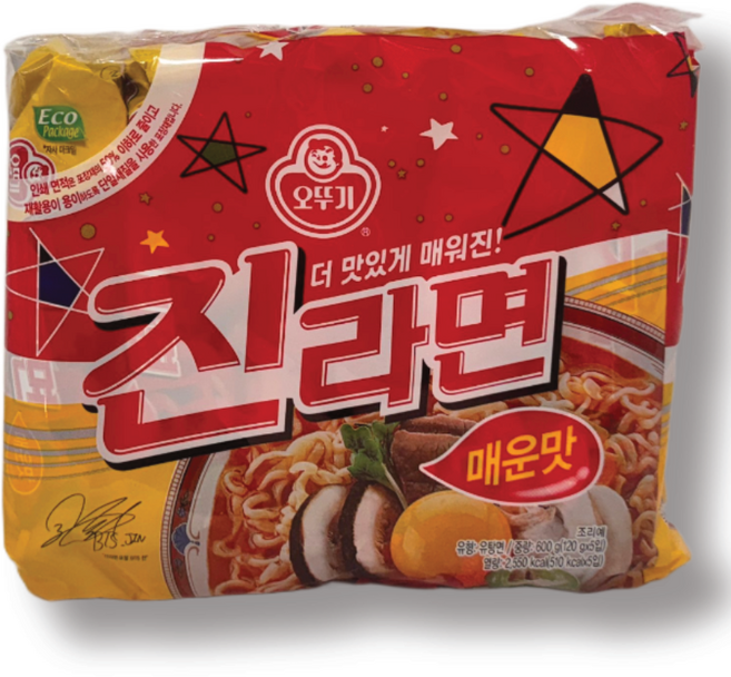 진라면 매운 120g, 30개