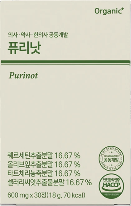 오가닉플러스 퓨리낫 타트체리 샐러리씨 복합분말, 6개, 30정 - 쿠팡