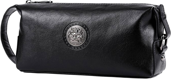 해외국내 동시제작 도깨비 국산 본딩 프리미엄 방수원단 천연소가죽 남성 클러치백 손가방 파우치 골프공 미니가방