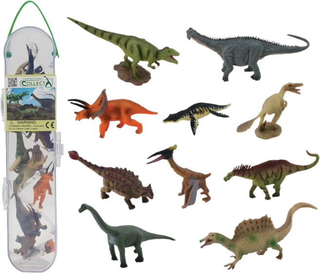 컬렉타 미니 공룡 피규어 10종 세트 2번, 1세트