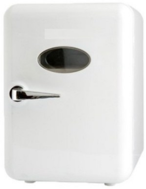 4리터 화장품 멀티 미니 냉장고 캠핑 음료 멀티 보관, 4리터 냉장고, 화이트