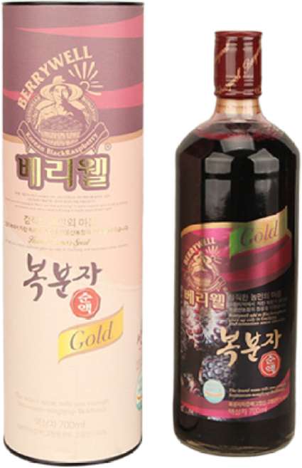 [선운산농협] 베리웰 복분자 순액 지관 세트 (700ml ) / 복분자 농축액, 700ml, 1개, 1개입, 700ml