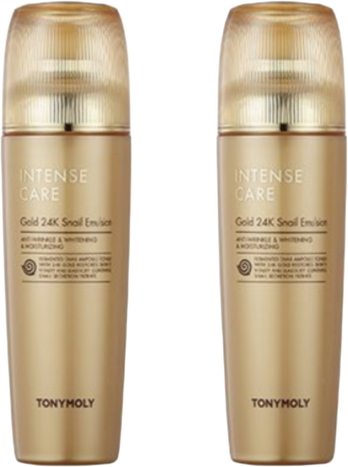토니모리 인텐스 케어 골드24K 스네일 에멀전, 2개, 140ml