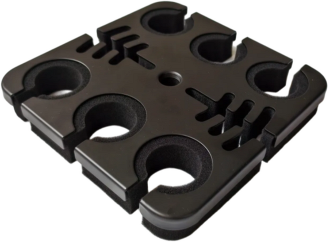 마익네스트 무선 유선 6개 마이크 교회 음향 녹음실 멀티 홀더 마이크걸이