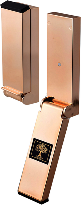 국산 인테리어 무타공 자석 럭셔리 도어스토퍼, 럭셔리 골드, 1개