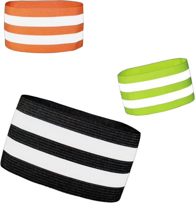 이프로 야광 스포츠 산업용 작업용 안전 각반 발목 밴드, 1세트