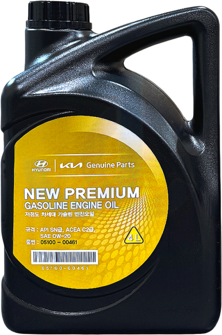 가솔린 승용 엔진오일 MOBIS, 0w20, 1개, 4L