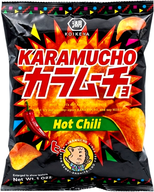 카라무쵸 핫칠리 감자칩, 54g, 3개