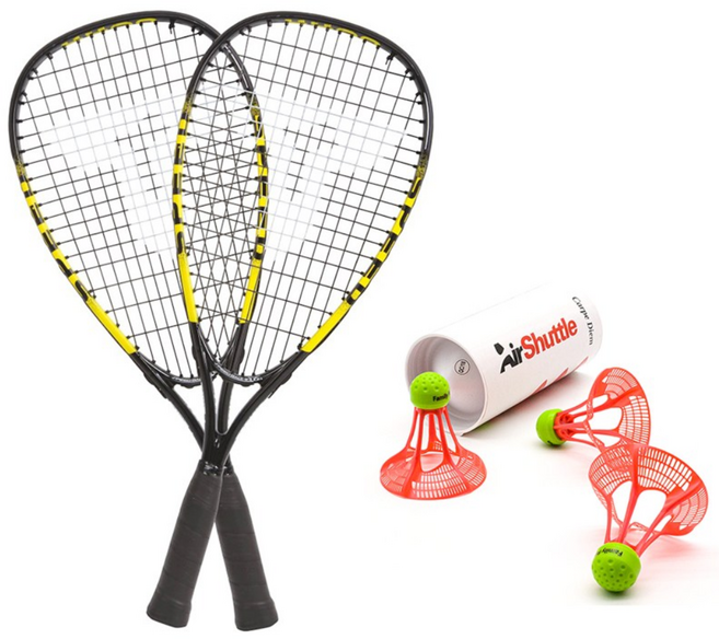 타토 스피드 배드민턴 4400 라켓 2개 + 에어셔틀콕 벌크 세트, 1개