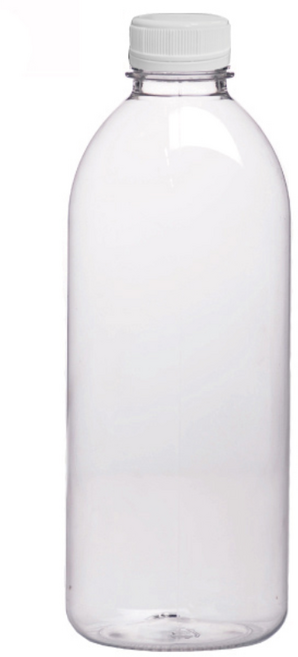 서울패키지 우유 투명 페트병 브릿지캡 38mm 20p, 화이트, 1L
