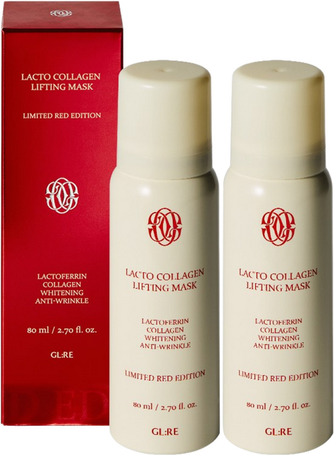 지엘리 락토콜라겐40 마스크 80ml, 1개입, 2개