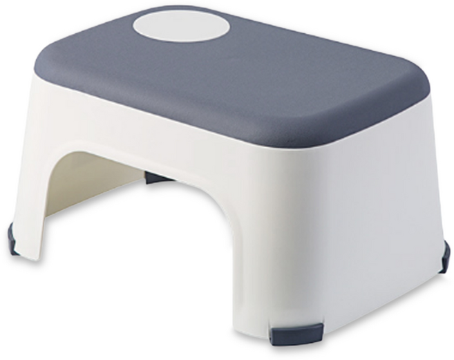 리빙바이브 미끄럼방지 욕실 목욕의자, 그레이