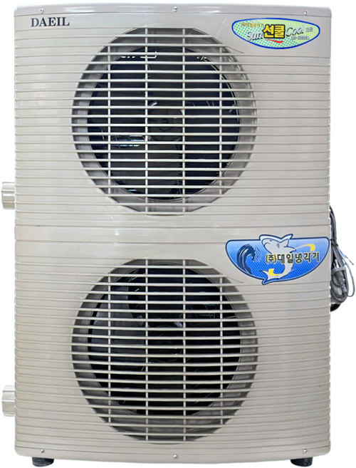 (당일발송) 대일냉각기 3마력(380V) 삼상저온냉각기 킹크랩 횟집수족관 스마트팜 수경재배 와이어컷팅 저온냉각 DA-3000CL