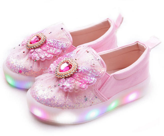 풋풋 엔젤 LED 슬립온 LED 운동화 라이팅운동화 발광 운동화 아동운동화 라이트운동화 유아운동화 베이비운동화