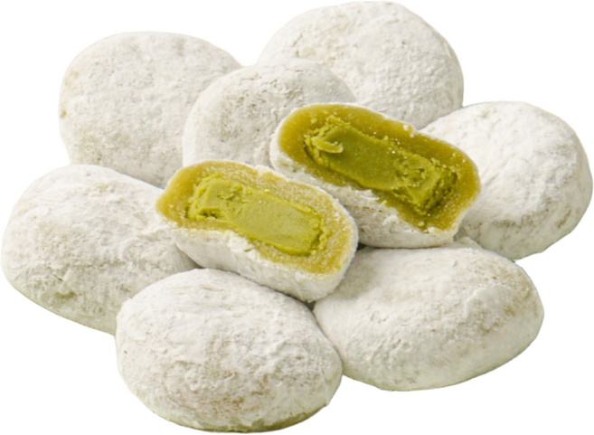 아침애 아이스 모찌떡 찹살떡 아침대용 간식떡 녹차맛, 10개, 40g