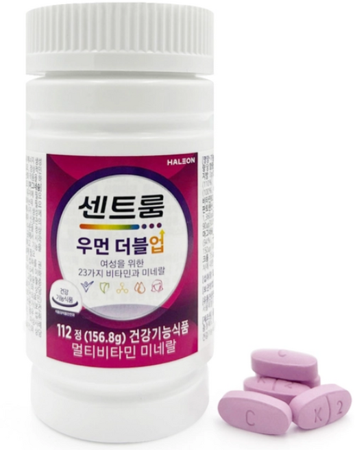 센트룸 여성용 우먼 더블업 멀티비타민 미네랄 영양제, 112정, 1개