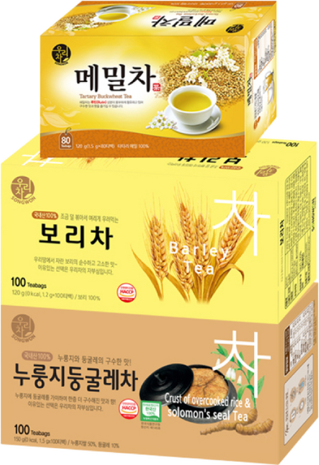 송원 우리차 누룽지둥굴레차 100T +보리차 100T +메밀차 80T, 1개
