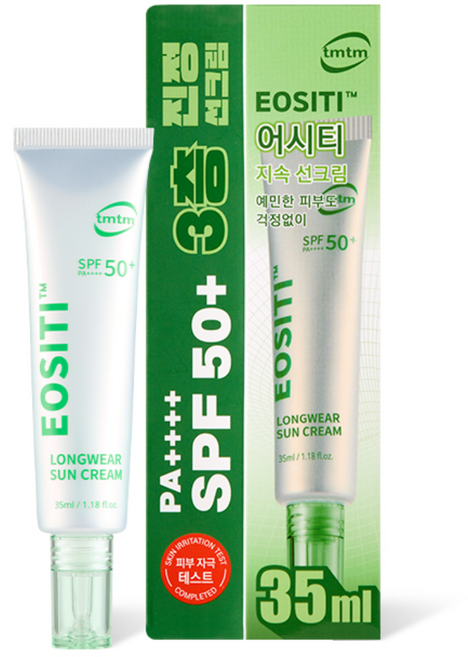 티엠티엠 어시티 진정 민감성 지속 선크림, 1개, 35ml