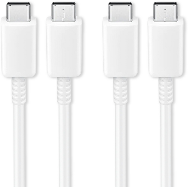 1+1 삼성전용 C to C 초고속 충전 케이블 정품 호환, 화이트, 2개, 2m