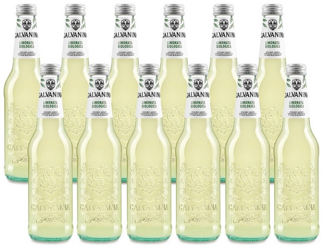 갈바니나 레몬 소다수, 355ml, 8개