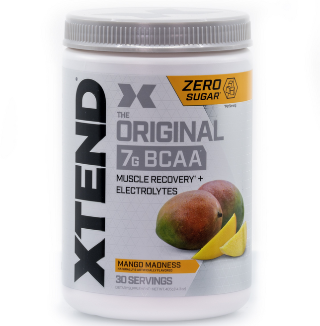 Xtend 오리지널 7g BCAA 망고 매드니스, 405g, 1개