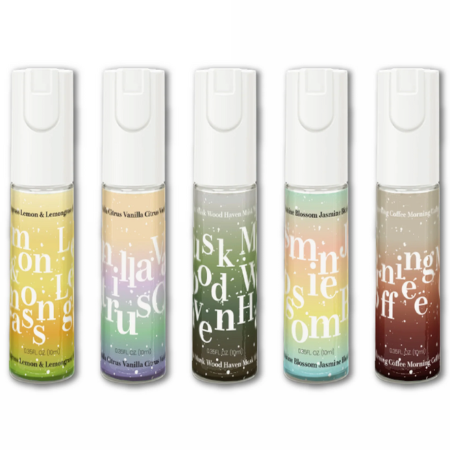 VOVO Airee 국내생산 5종 1세트 토일렛퍼퓸 휴대용세트 변기 방향제 화장실 에티켓 욕실향수 10ml 5개