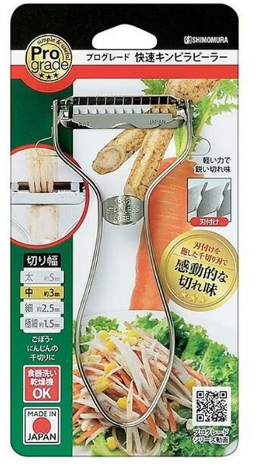 시모무라 프로그레이드 채칼 당근 감자, 1개, 올스텐 3MM