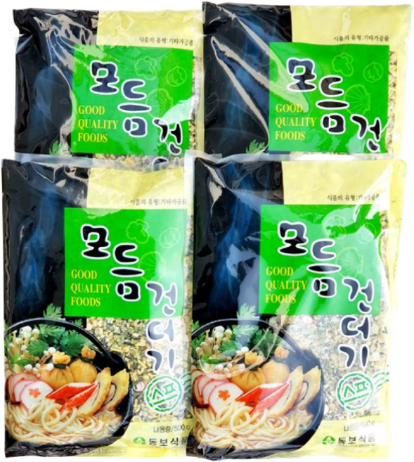 동보식품 모듬건더기스프 우동스프 500g, 4개