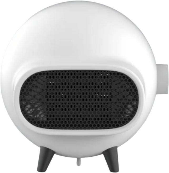 5세대 NEW PTC 초저소음 미니 온풍기 전기 히터, 클리어화이트
