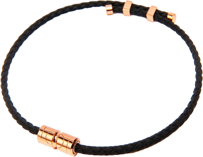 클라비스 비타 건강 목걸이 근육통 완화 의료기기, 블랙, 로즈골드, 1개