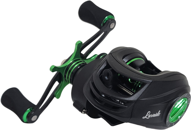 루바이드 베이트릴 우핸들 바다민물 공용, 소프트블랙앤그린