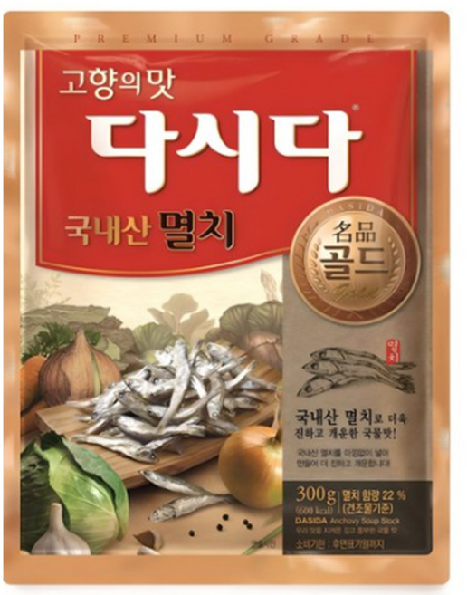 다시다 명품 골드 멸치, 300g, 10개