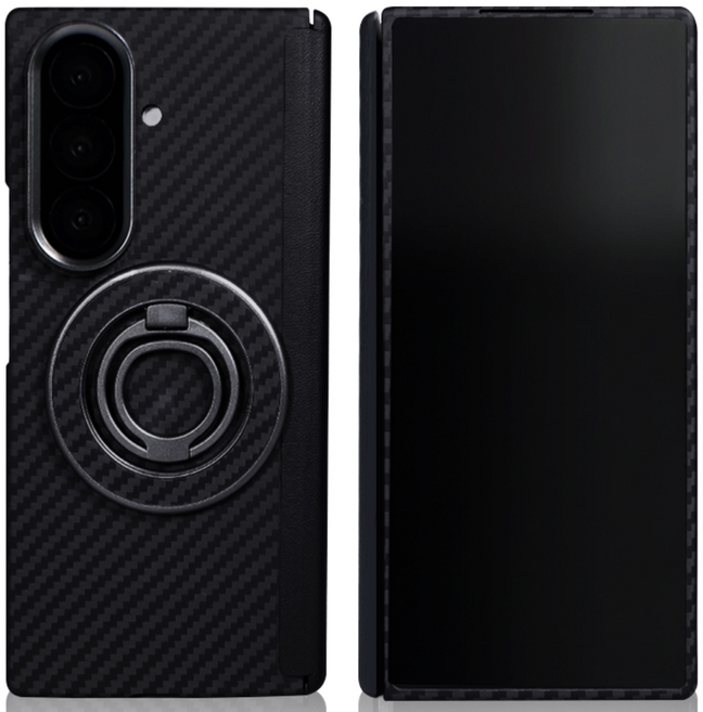 제루크 갤럭시 Z폴드7 호환 아라미드 카본 맥세이프 초슬림 케이스