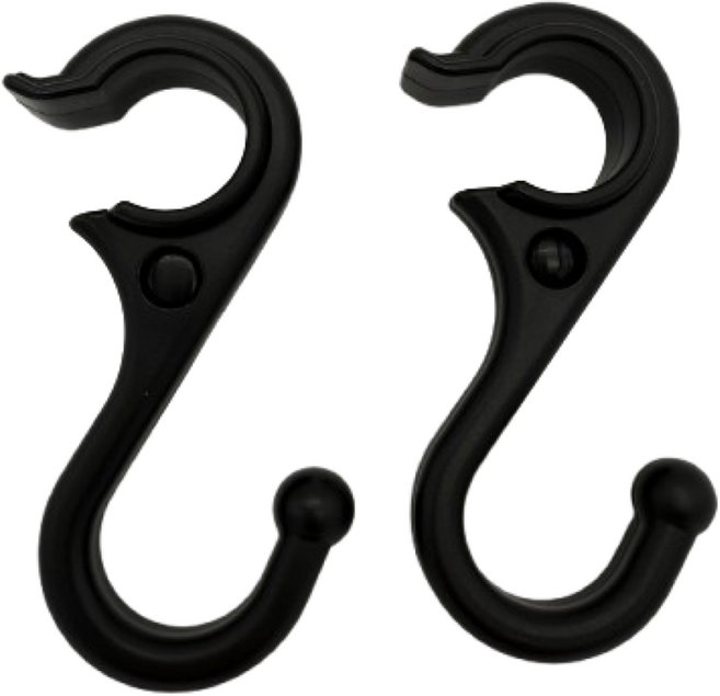 캠피넬 캠핑 S 고리 후크 세트 행거 행어 로프 테이블 걸이 용품 정리, 10개