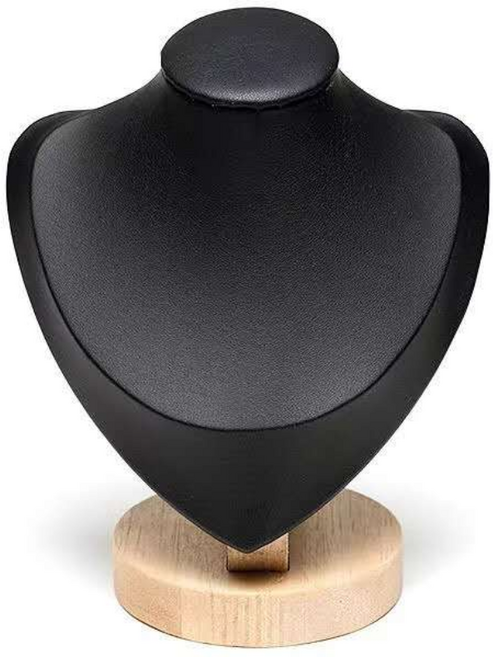 프리미엄 목걸이 진열대 주얼리 디스플레이 스탠드 악세사리 거치대, S, 블랙, 1개