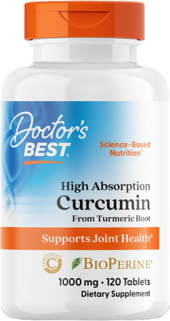 닥터스베스트 하이 엡솔션 커큐민 1000mg 타블렛, 120정, 1개