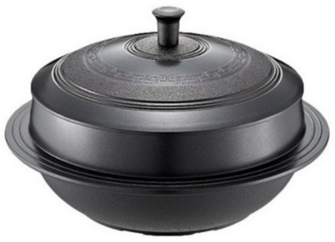 풍년 1954 IH 가마솥궁 인덕션 가능한 가마솥 셰프앤쿡, 18cm, 블랙, 1개