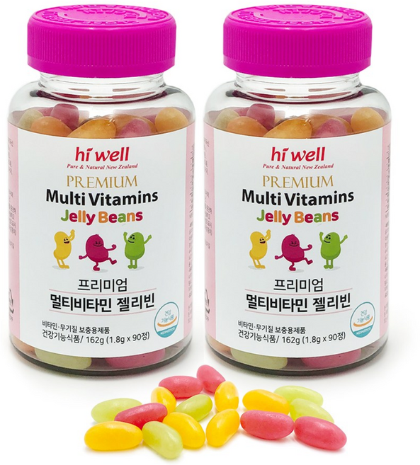 하이웰 멀티비타민 젤리빈 90정 (1개월분), 2개