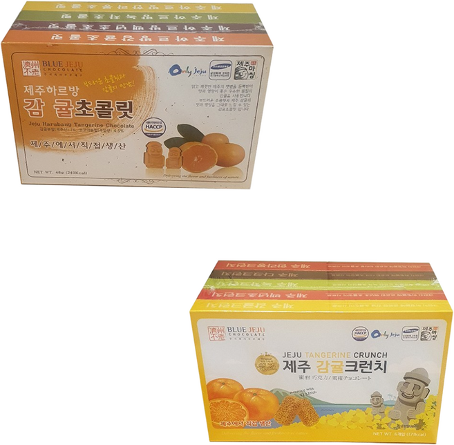 제주생산 하루방 초콜릿 3종세트 크런치 4종세트, 162g, 1개, 초콜릿3종세트